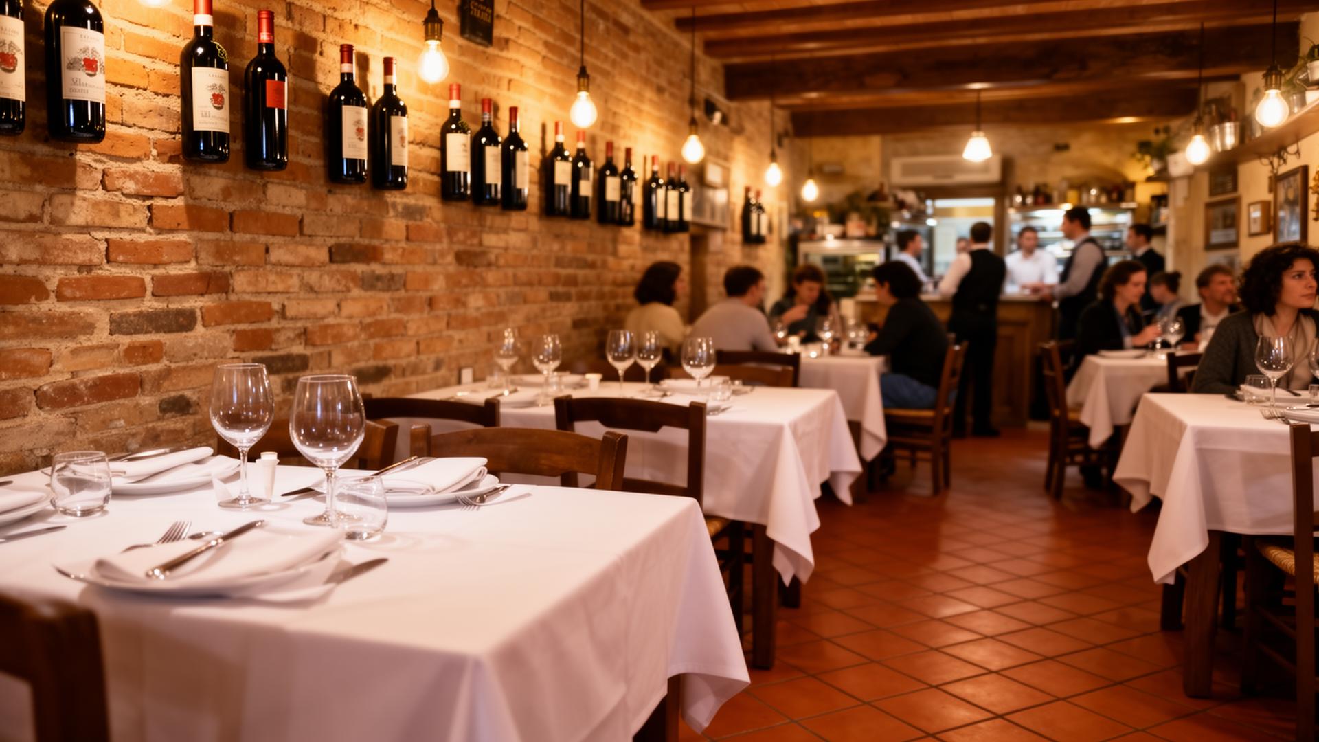 Italian pub interior